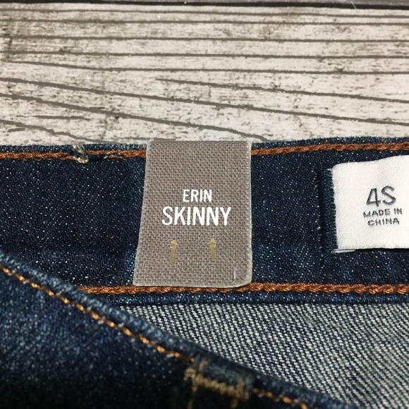 Abercrombie & Fitch Erin Skinny Jeans Women’s 27x31 (Actual W30 L29.5) Blue - Picture 9 of 10
